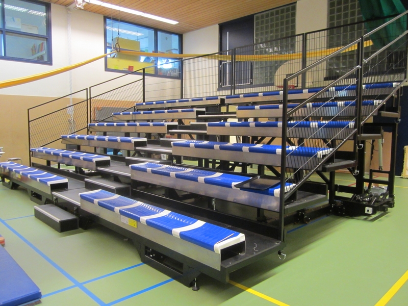 Mobiele telescopische tribune | Dalton Horizon Amsterdam | COS Tribune  Mobiele telescopische tribune | Dalton Horizon Amsterdam | COS Tribune