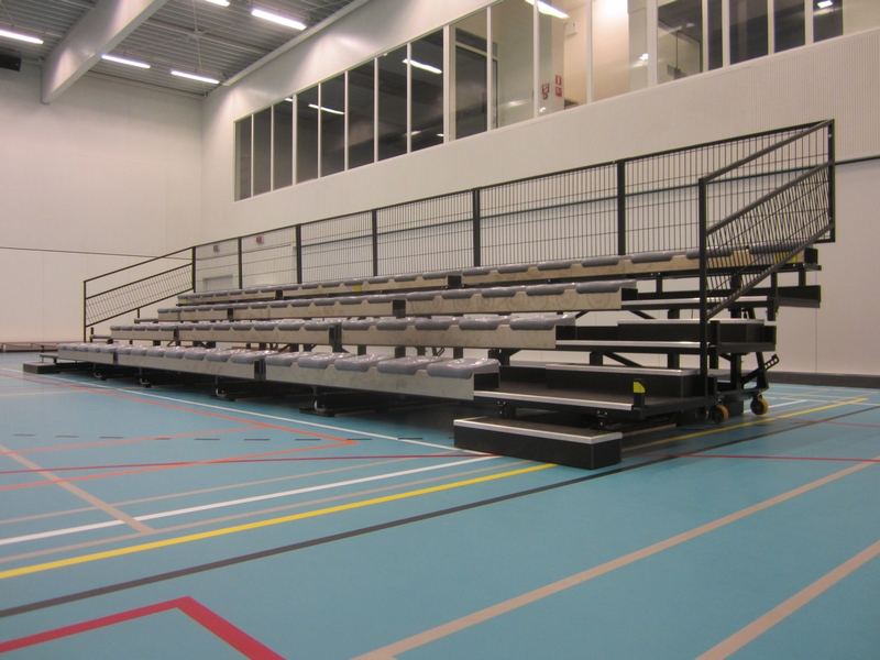 Mobiele telescopische tribunes Sneppenbosch Boechout  Mobiele telescopische tribunes Sneppenbosch Boechout